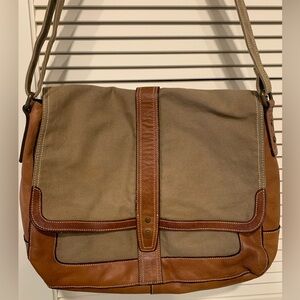 Vintage Fossil Messenger Bag